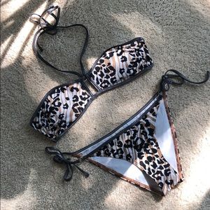 Cheetah print bikini
